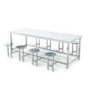 Staff Cafeteria Chair & Table Set